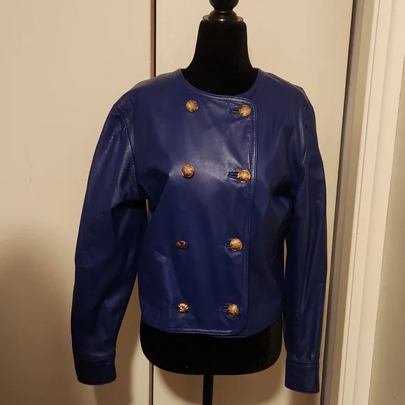 LORD & TAYLOR LEATHER JACKET SIZE 6 - Picture 1 of 6